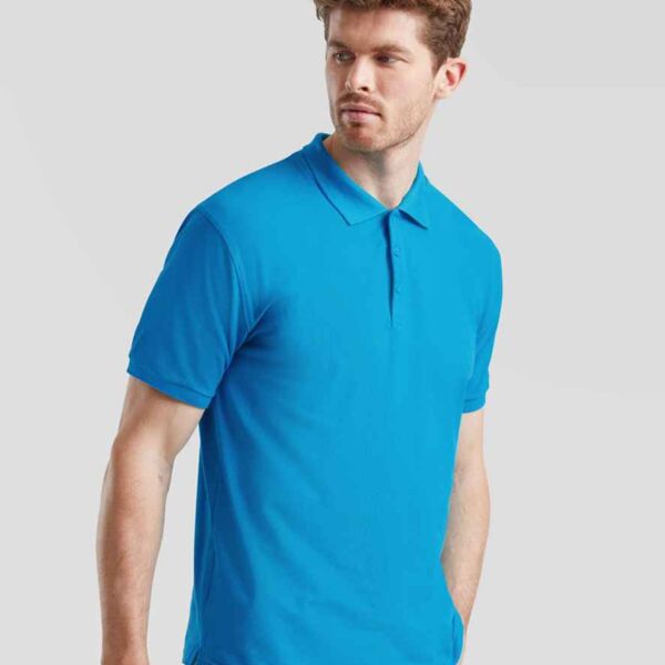 Fruit of the Loom Premium Cotton Piqué Polo Shirt Thumbnail